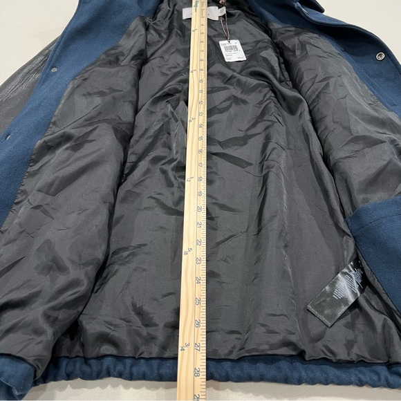 BNWT RRP 695$ COACH WOOL GOAT LEATHER VARSITY JACKET MENS SIZE M F24299 - Picture 12 of 13